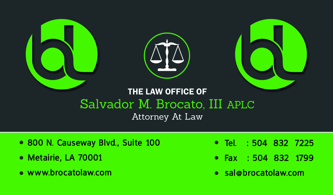 Sal Brocato Law DWI DUI Attorney New Orleans Criminal Defence Lawyer Louisiana
